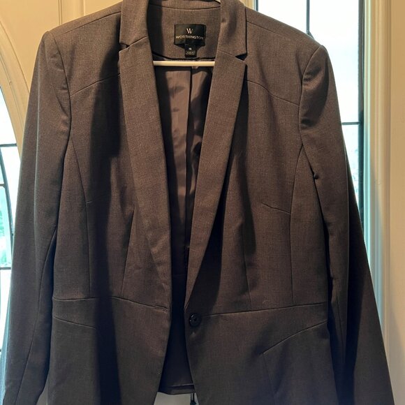 Dark Gray Worthington Blazer Size 16 - Picture 1 of 3